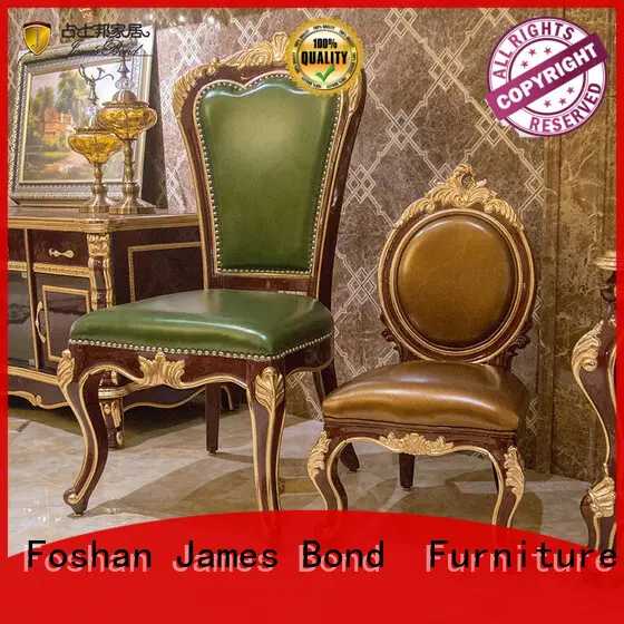 James Bond  classic children's dining chair 14k gold and solid wood Light brown JP650 1