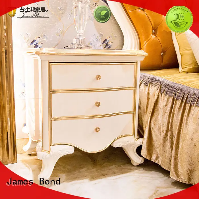 James Bond italian wooden bedside table for villa 1