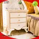 James Bond italian wooden bedside table for villa 1