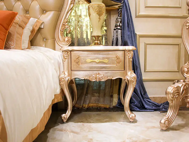New bedside table with drawers （brown）james for business for hotel 4