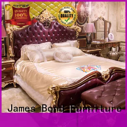 luxury bedroom furniture manufacturer for villa James Bond 1