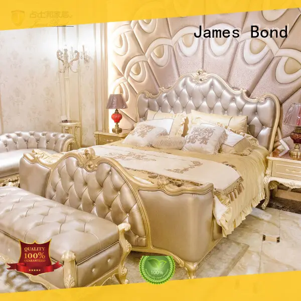 James Bond contemporary classic bedroom furniture from China for hotel 1