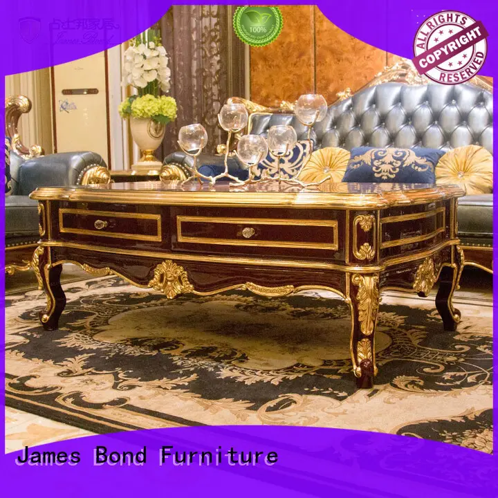 James Bond contemporary traditional square coffee table for restaurant 1