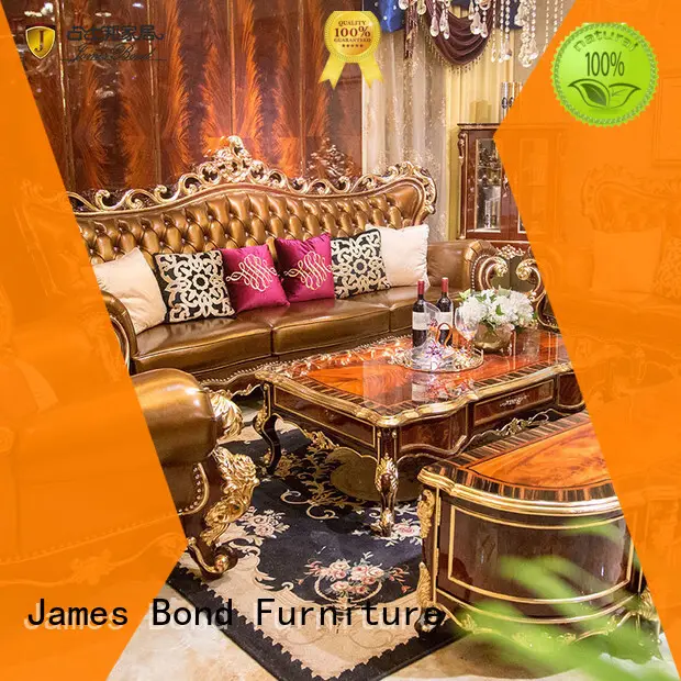James Bond classic leather sofa factory direct supply for restaurant 1