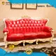James Bond stable leather chesterfield sofa series for restaurant 1