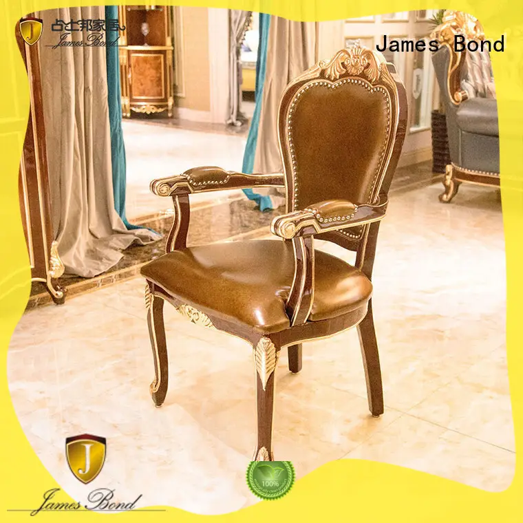 James Bond high quality traditional dining room chairs directly sale for restaurant 1
