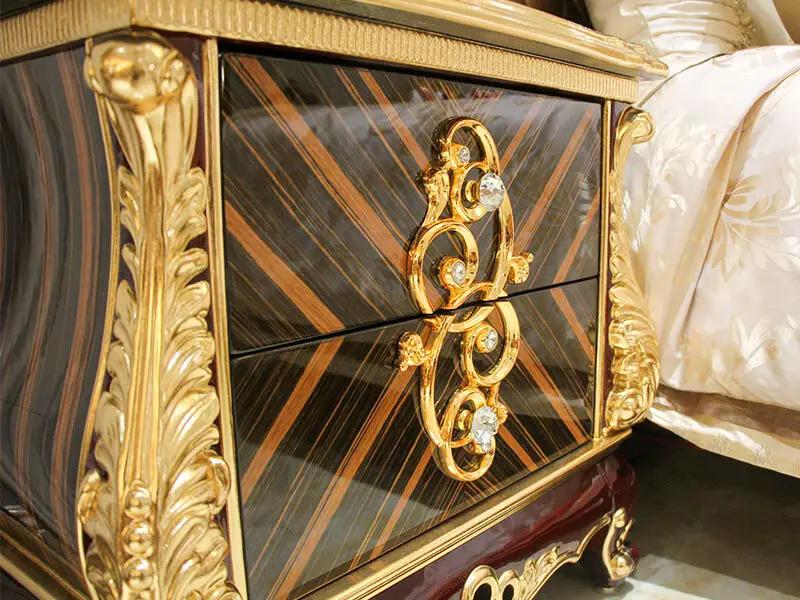 solid wood furniture bedside table wholesale for hotel 5