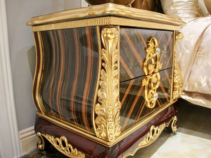 solid wood furniture bedside table wholesale for hotel 3