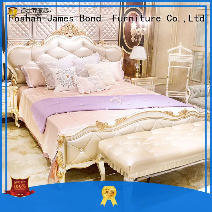 James Bond luxury bedroom furniture sets factory price for apartment 1