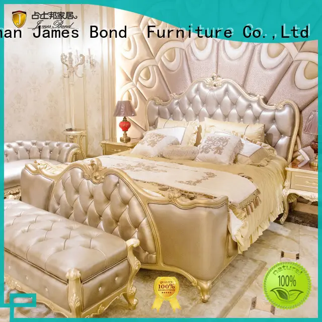 James Bond luxury king size bedroom sets factory for hotel 1