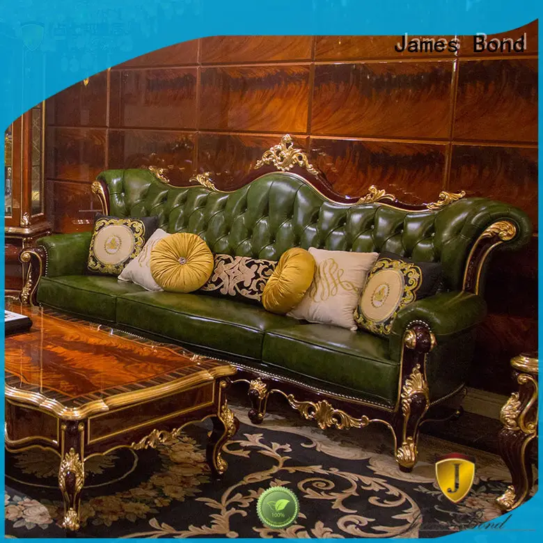 James Bond luxury classic leather sofa supplier for home 1