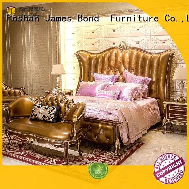 James Bond gorgeous luxury bedroom furniture from China for apartment 1