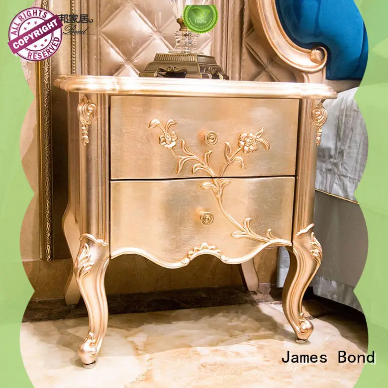 James Bond luxury classic bedside table factory direct supply for home 1