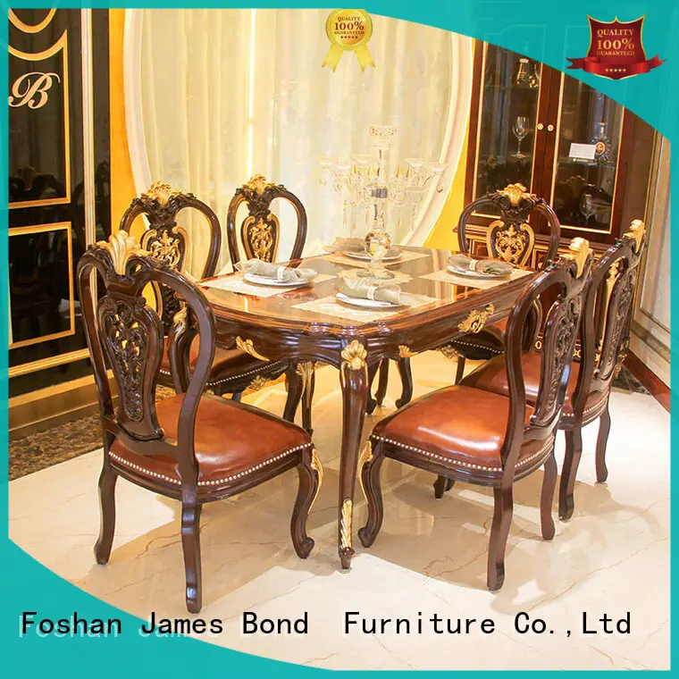 James Bond professional classic dining table designs wholesale for hotel 1