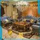 James Bond leather traditional sofa set wholesale for church1 1