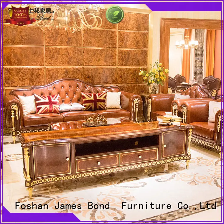 James Bond solid wood classic sofa wholesale for guest room 1