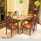 Série de conceptions de tables à manger classiques de haute qualité pour villa 1