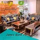modern leather chesterfield sofa factory direct supply for restaurant 1