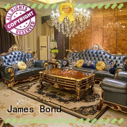James Bond solid wood traditional sofa set factory direct supply for home 1