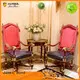 James Bond leather classic leather chair designs series for restaurant 1