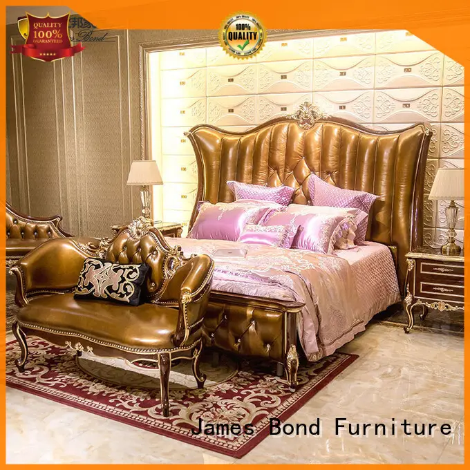 James Bond gorgeous traditional bed designs factory for villa 1