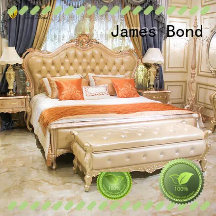 James Bond gorgeous traditional bed designs from China for villa 1