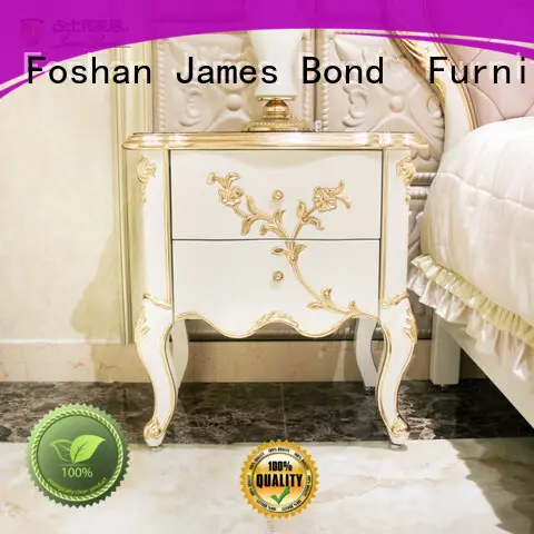 James Bond high quality traditional bedside table factory direct supply for hotel 1
