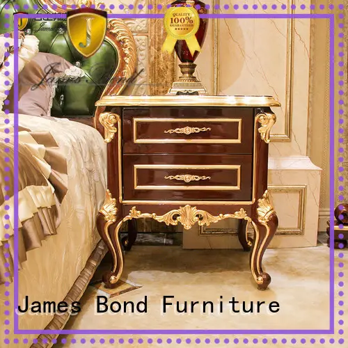 James Bond solid wood classic bedside table factory direct supply for apartment 1