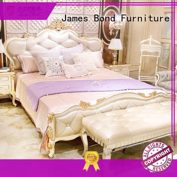 James Bond luxury bedroom furniture sets wholesale for home 1