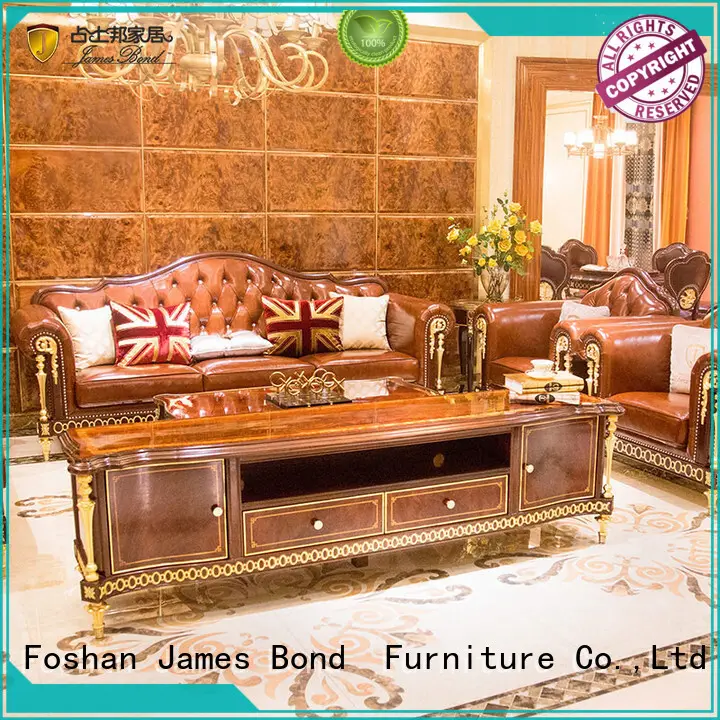 Fabricante de juegos de sofás tradicionales James Bond para habitaciones de invitados 1