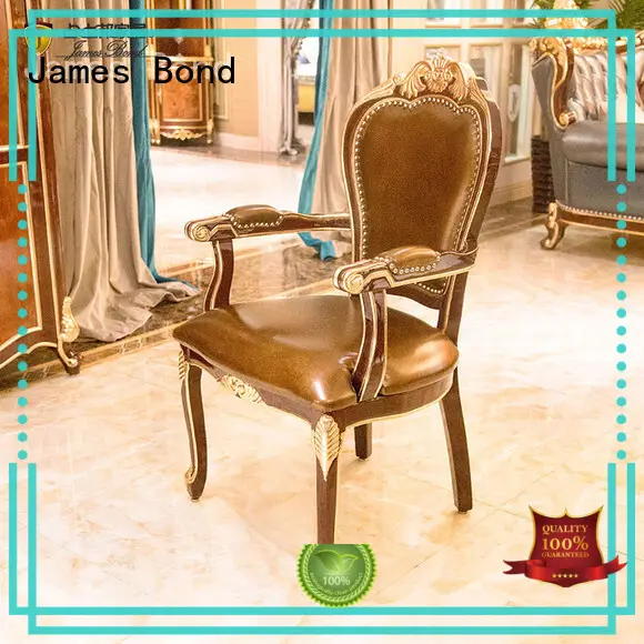 Fournisseur de chaise de salle à manger classique confortable James Bond pour restaurant 1