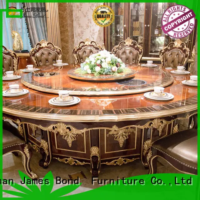James Bond exquisite traditional dining table customized for hotel 1