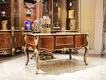 James Bond classical coffee table furniture 14k gold and solid wood with piano resin paint A tank barrels D2805 3