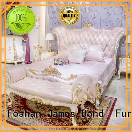 James Bond luxury king size bedroom sets from China for villa 1