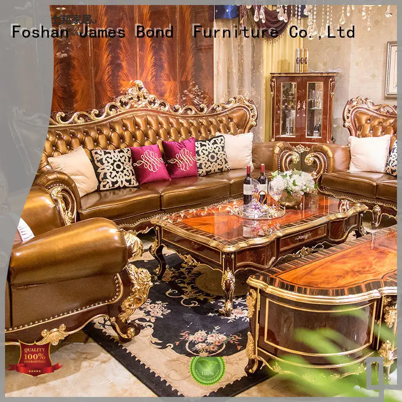 James Bond solid wood classic sofa set directly sale for church 1