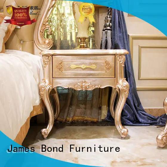 James Bond fashion traditional bedside table wholesale for home 1