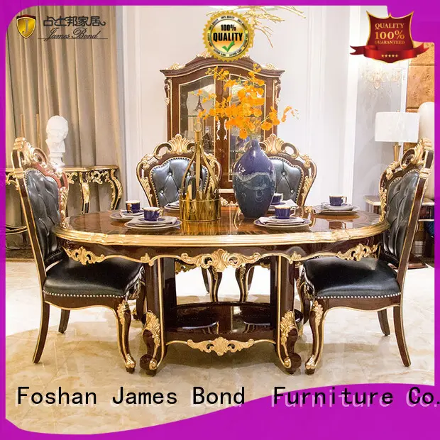 Table de salle à manger classique stable James Bond en gros pour la maison 1