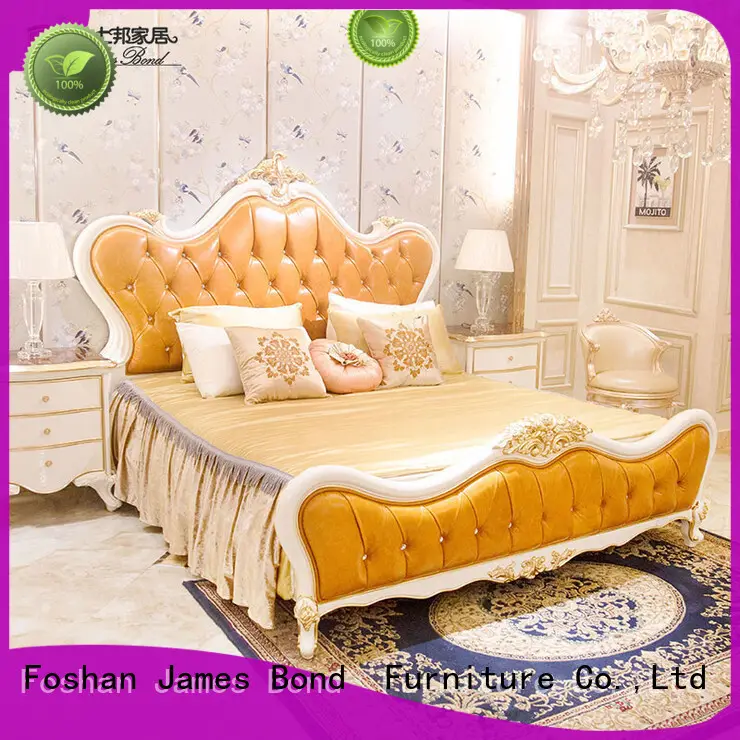 James Bond luxury bedroom furniture sets factory price for apartment1 1
