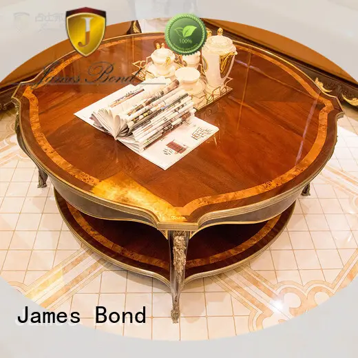 James Bond tables basses en bois traditionnelles contemporaines approvisionnement direct d'usine pour restaurant 1