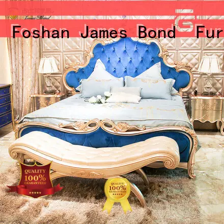James Bond comfortable luxury king size bedroom sets supplier for apartment 1