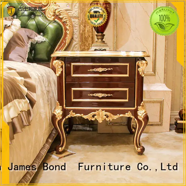 Mesita de noche clásica James Bond, suministro directo de fábrica para apartamento 1