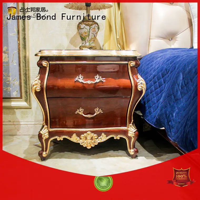 James Bond modern furniture bedside table wholesale for villa 1