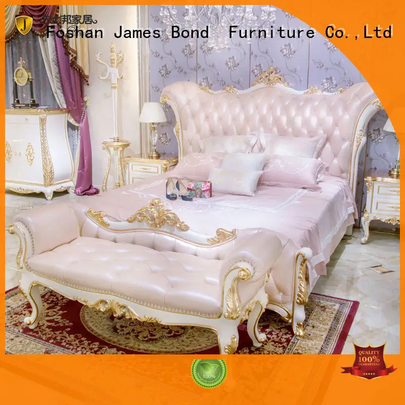 Precio de fábrica de muebles de dormitorio tradicionales duraderos de James Bond para hotel 1
