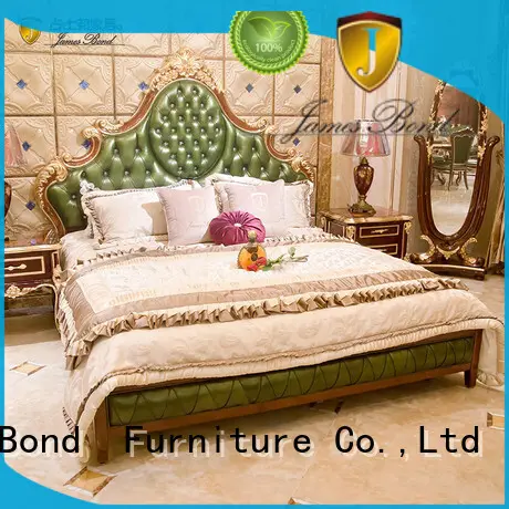 solid wood traditional bedroom sets supplier for villa 1