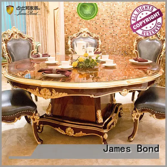 Table à manger traditionnelle au design moderne James Bond personnalisée pour la maison 1