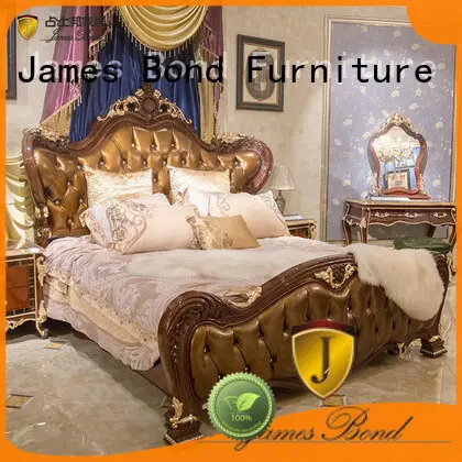 James Bond luxury bedroom furniture sets wholesale for apartment 1