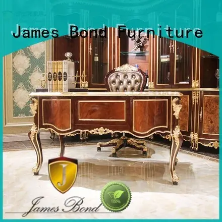 James Bond classical coffee table furniture 14k gold and solid wood with piano resin paint A tank barrels D2805 1