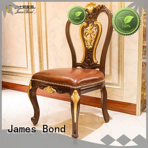 James Bond wood traditional dining chairs from China for villa 1