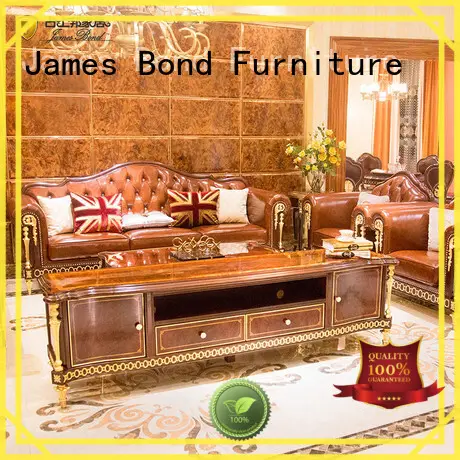 James Bond modern leather chesterfield sofa series for church 1