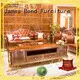 James Bond modern leather chesterfield sofa series for church 1